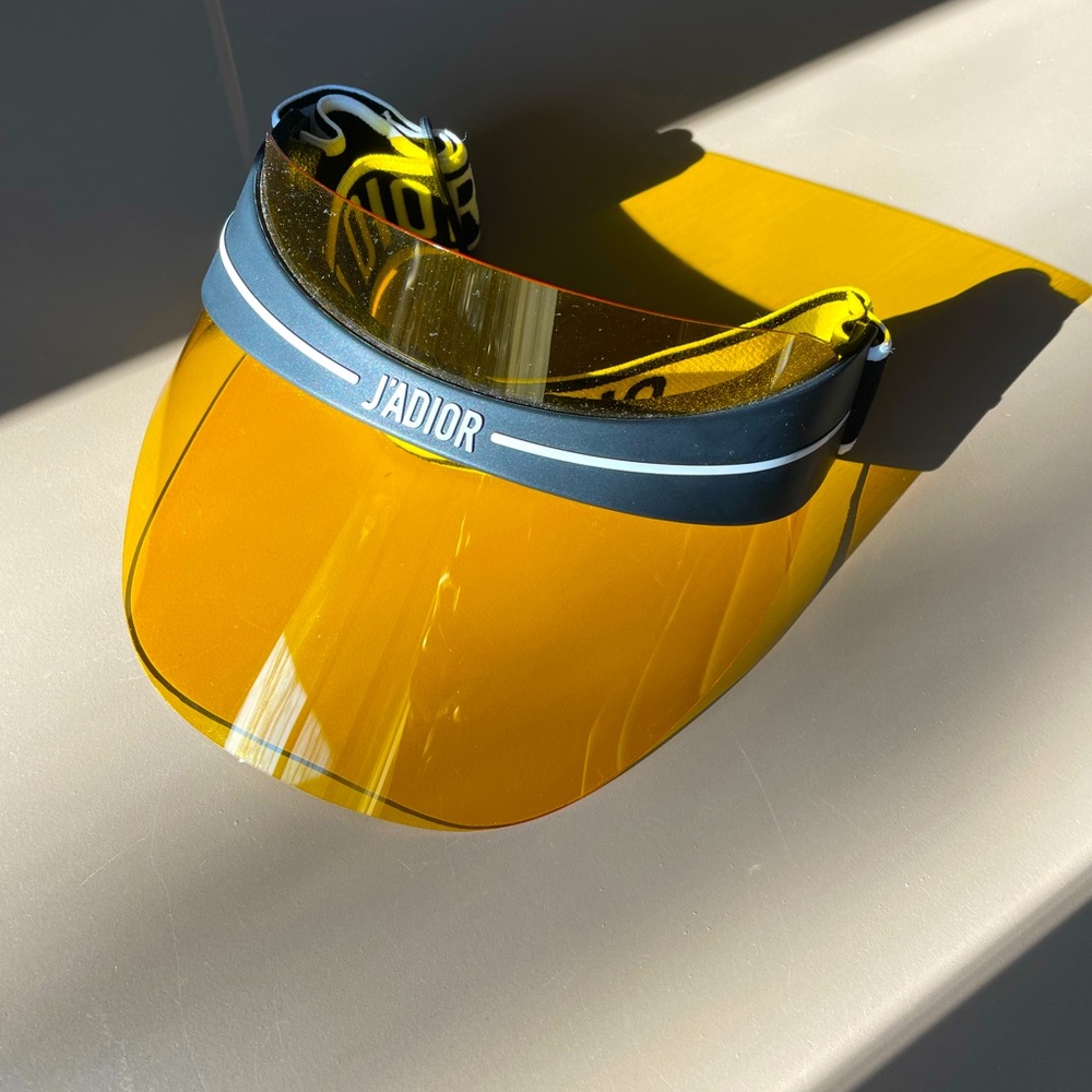 Dior DiorClub1 Yellow Visor Sunglasses - Picture 2 of 7